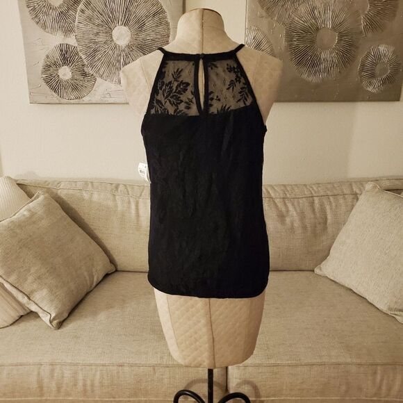 INC International Concepts Sheer Lace Top - NEW - Picture 8 of 14